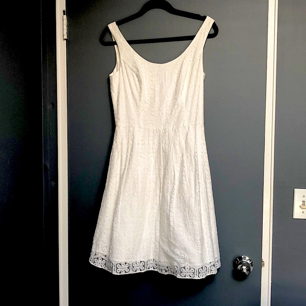 Lilly Pultizer white lace dress